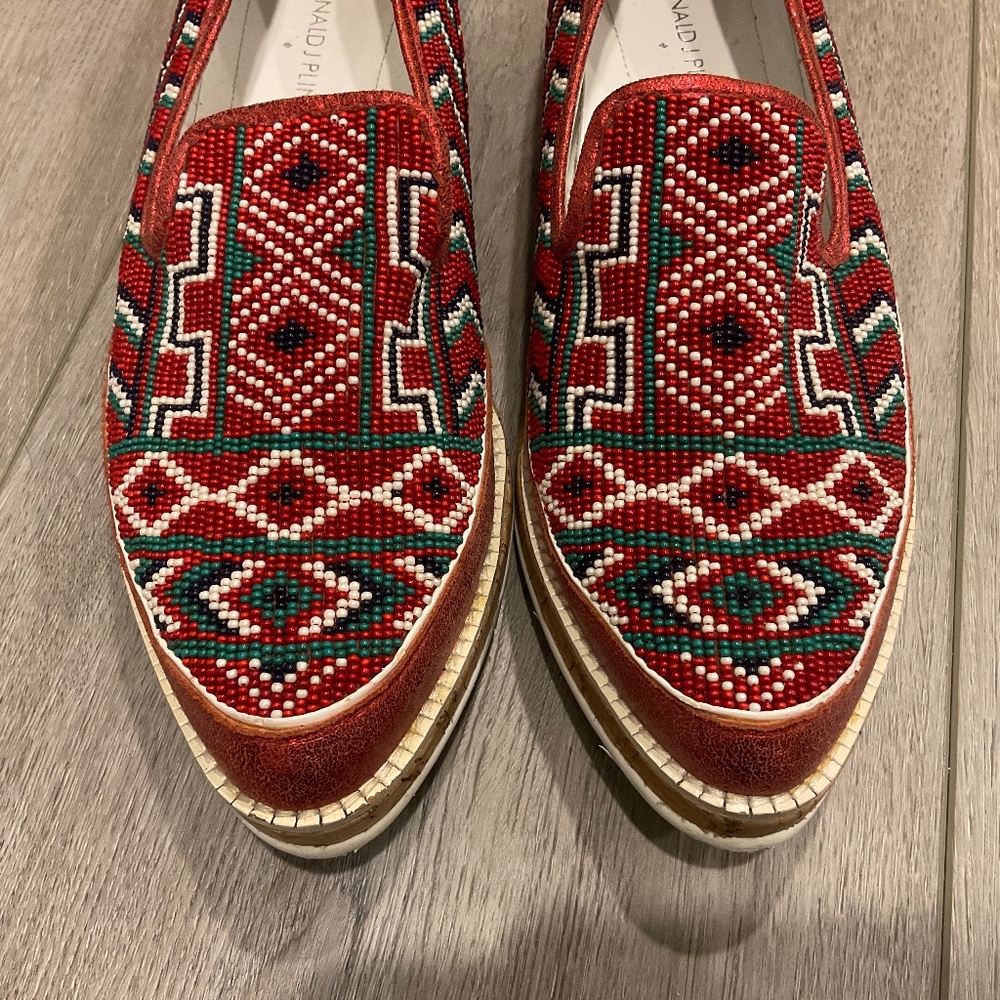 Donald J. Pliner Multicolor Patterned Loafers - Picture 2 of 10